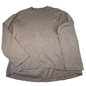 United Tokyo T-Shirt Men Size 2 Brown Cotton Pullover Long Sleeve Made in Japan